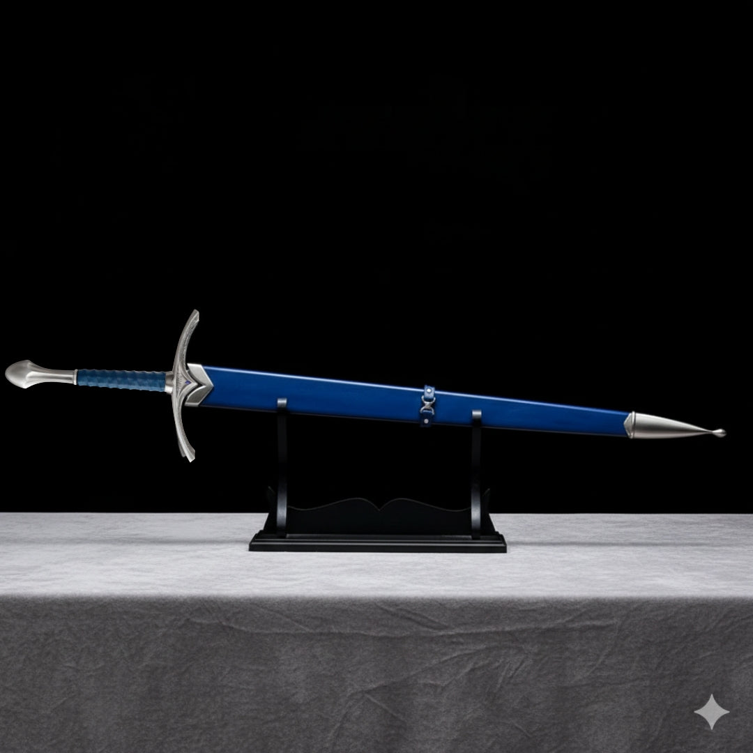 Stunning Glamdring Sword replica from Middle-earth with elegant design and craftsmanship