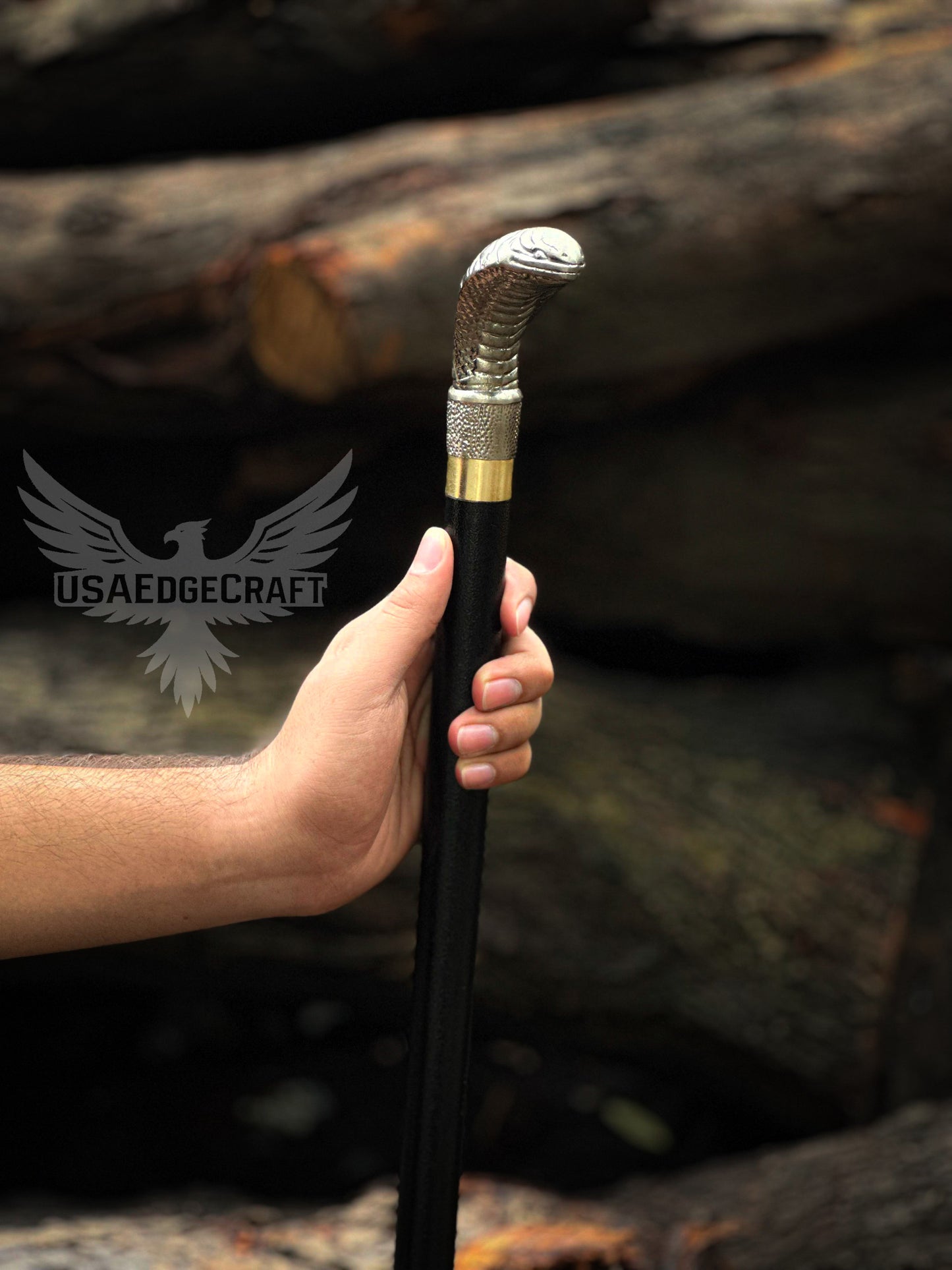 Functional walking stick sword for collectors and defense enthusiasts