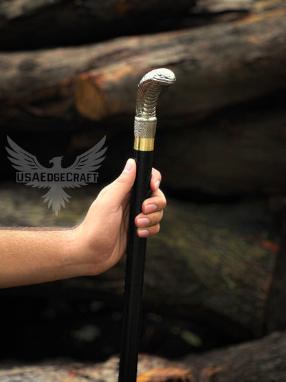 Functional walking stick sword for collectors and defense enthusiasts