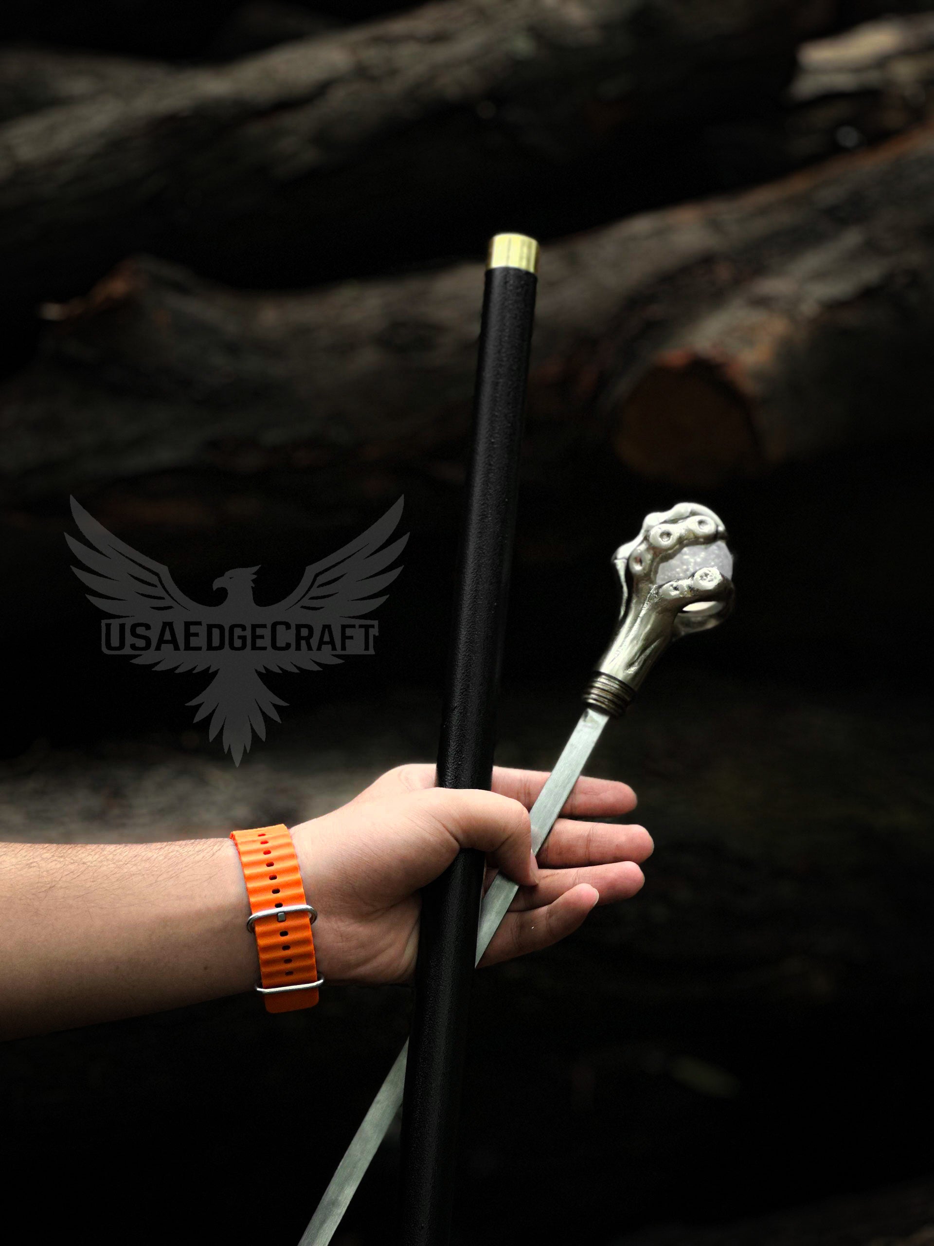 Durable and stylish sword cane with antique finish for men and collectors