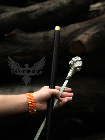 Durable and stylish sword cane with antique finish for men and collectors