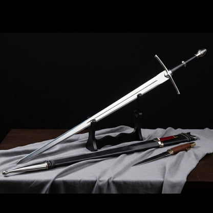 Elegant display of the Aragorn sword collectible inspired by Middle-earth