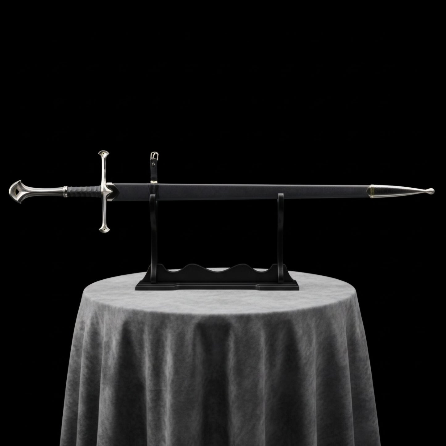 High-quality fantasy sword inspired by Narsil from LOTR movie collection