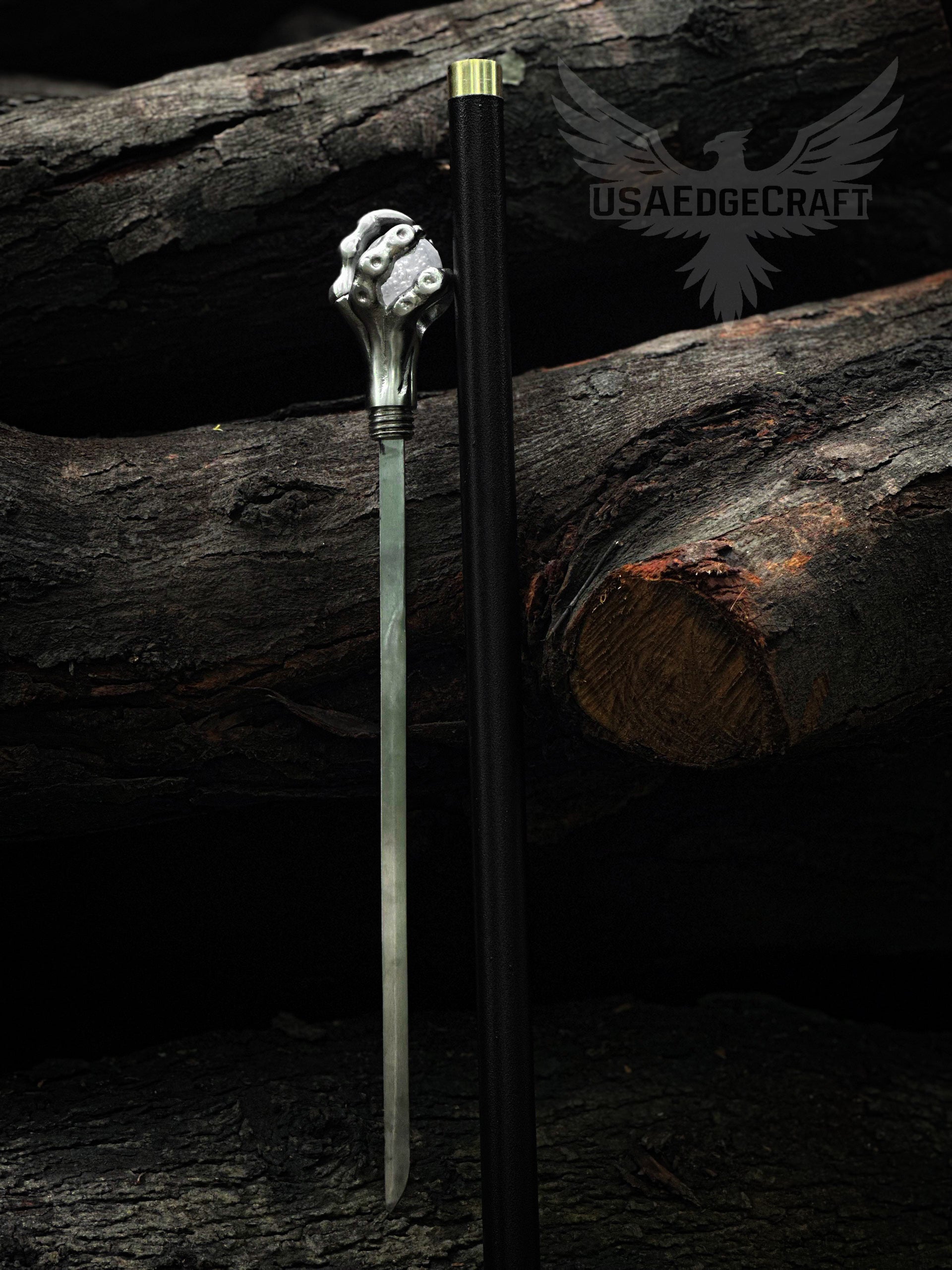 Custom-made sword cane for collectors and enthusiasts