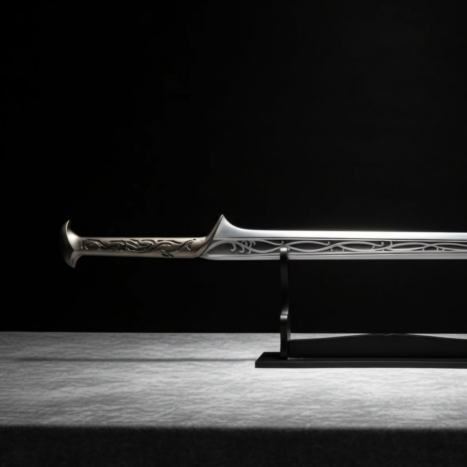 Premium Elven King Sword Replica with Leather Scabbard