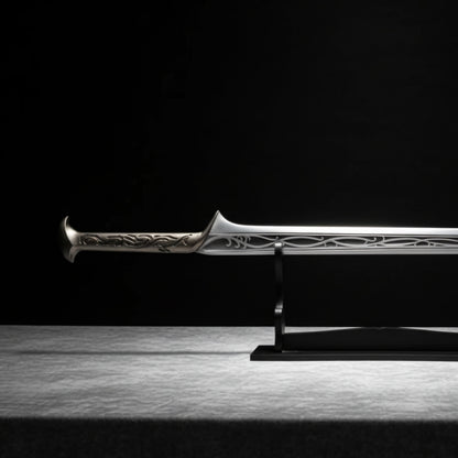 Premium Elven King Sword Replica with Leather Scabbard
