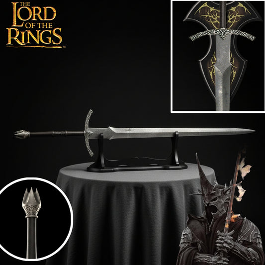 High-quality Witch King Sword Replica inspired by Lord of the Rings, perfect for collectors and fantasy weapon enthusiasts.